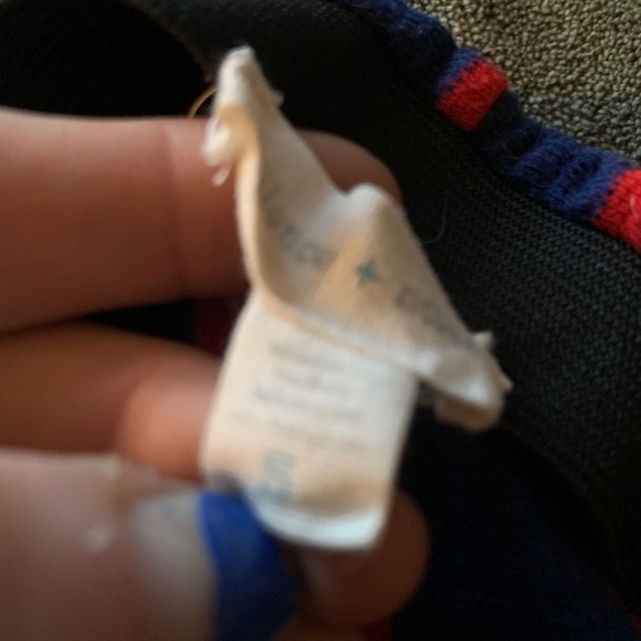 Silence and Noise Red and Blue stretch Ankle Pant - Picture 5 of 9